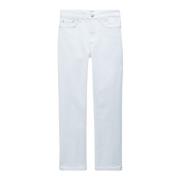 Witte Gewassen Denim Jeans Filippa K , White , Dames