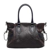Pre-owned Leather handbags Fendi Vintage , Brown , Dames