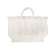 Tote Bags MC2 Saint Barth , White , Dames