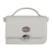 Gladde Stijl Mode Tas Zanellato , Gray , Dames