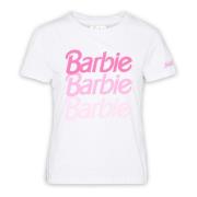 Sprankelend Logo T-shirt voor vrouwen MC2 Saint Barth , White , Dames