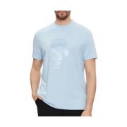 Crewneck T-Shirt Karl Lagerfeld , Blue , Heren