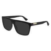 Zwart Grijs Zonnebril Gg0748S Gucci , Black , Heren