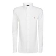 Skinny Logo Shirt Ralph Lauren , White , Dames