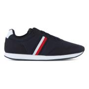 Eco-Fabric Sneakers LO Runner MIX Tommy Hilfiger , Blue , Heren