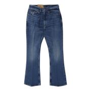 Flare Crop Jeans Ralph Lauren , Blue , Dames