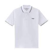 Monterey Polo in Bright White Woolrich , White , Heren