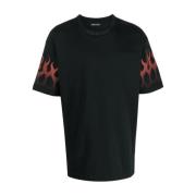 Vlamprint Zwart T-shirt Vision OF Super , Black , Heren