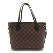 Pre-owned Canvas totes Louis Vuitton Vintage , Brown , Dames