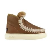 Eskimo 18 Bounce Cognac Laarzen Mou , Brown , Dames