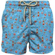 Blauwe Zee Kleding Stijlvol MC2 Saint Barth , Multicolor , Heren