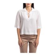 Tencel Blouse Seventy , White , Dames