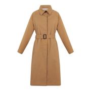 Nude Trenchcoat Klassieke Knoopsluiting Twinset , Brown , Dames