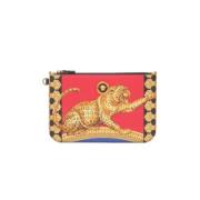 Pre-owned Canvas clutches Versace Pre-owned , Multicolor , Dames