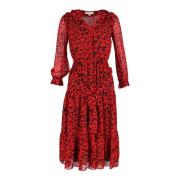 Pre-owned Polyester dresses Michael Kors Pre-owned , Red , Dames