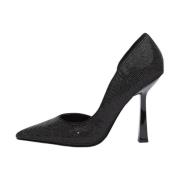 Kristal Zwart Décolleté Hoge Hakken Steve Madden , Black , Dames