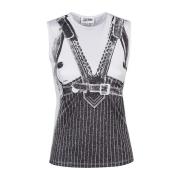 Witte Tank Top Jean Paul Gaultier , Multicolor , Dames