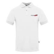 Katoenen poloshirt met korte mouwen Plein Sport , White , Heren