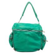 Pre-owned Leather shoulder-bags Alexander Wang Pre-owned , Green , Dam...