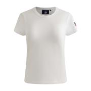 Klassieke Katoenen T-shirt Fusalp , White , Dames