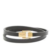 Pre-owned Leather bracelets Yves Saint Laurent Vintage , Yellow , Dame...