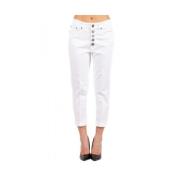 Damesmode Broek Koons Stijl Dondup , White , Dames