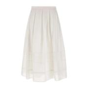 Witte Patto Rok Max Mara Studio , White , Dames