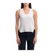 Zachte Tencell Top Seventy , White , Dames