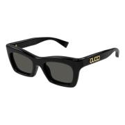 Stijlvolle zonnebril voor vrouwen Gucci , Black , Heren