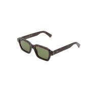 Groene zonnebril Caro 3627 Retrosuperfuture , Brown , Unisex