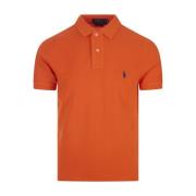 Oranje Poloshirt Amerikaanse Stijl Ralph Lauren , Orange , Heren
