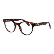Stijlvolle Optical Style 68 Bril Off White , Brown , Unisex