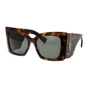 Blaze Sunglasses Saint Laurent , Brown , Dames