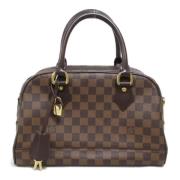 Pre-owned Canvas handbags Louis Vuitton Vintage , Brown , Dames