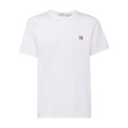 T-Shirts Maison Kitsuné , White , Heren