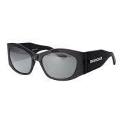 Stijlvolle zonnebril met Bb0329S model Balenciaga , Gray , Dames