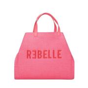 Ashanti Stro Handtas Fuchsia Rebelle , Pink , Dames