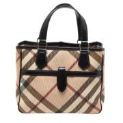 Pre-owned Leather totes Burberry Vintage , Multicolor , Dames