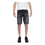 Zwarte katoenen shorts met zakken Antony Morato , Black , Heren