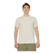 Logo T-shirt Ronde Hals Korte Mouw John Richmond , Beige , Heren