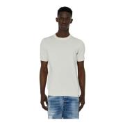 Slim Fit Ronde Hals T-shirt John Richmond , White , Heren