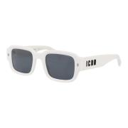 Iconische Zonnebril Model 0009/S Dsquared2 , White , Heren