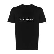 Zwarte T-shirts en Polos Givenchy , Black , Heren