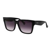 Stijlvolle Glimpse2 Zonnebril voor de Zomer Max Mara , Black , Dames