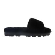 Zwarte Open Teen Pantoffels Vrouwen UGG , Black , Dames