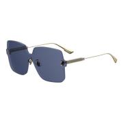 Color Quake 1 Sunglasses Gold/Blue Dior , Blue , Dames