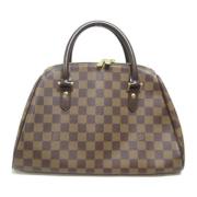 Pre-owned Canvas handbags Louis Vuitton Vintage , Brown , Dames