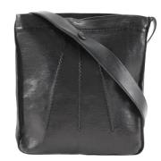 Pre-owned Leather shoulder-bags Hermès Vintage , Black , Dames