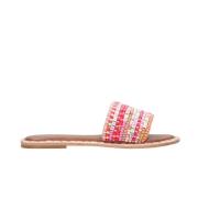 Oranje Roze Resort Slipper Sandalen De Siena , Multicolor , Dames