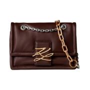 Shoulder Bags Karl Lagerfeld , Brown , Dames